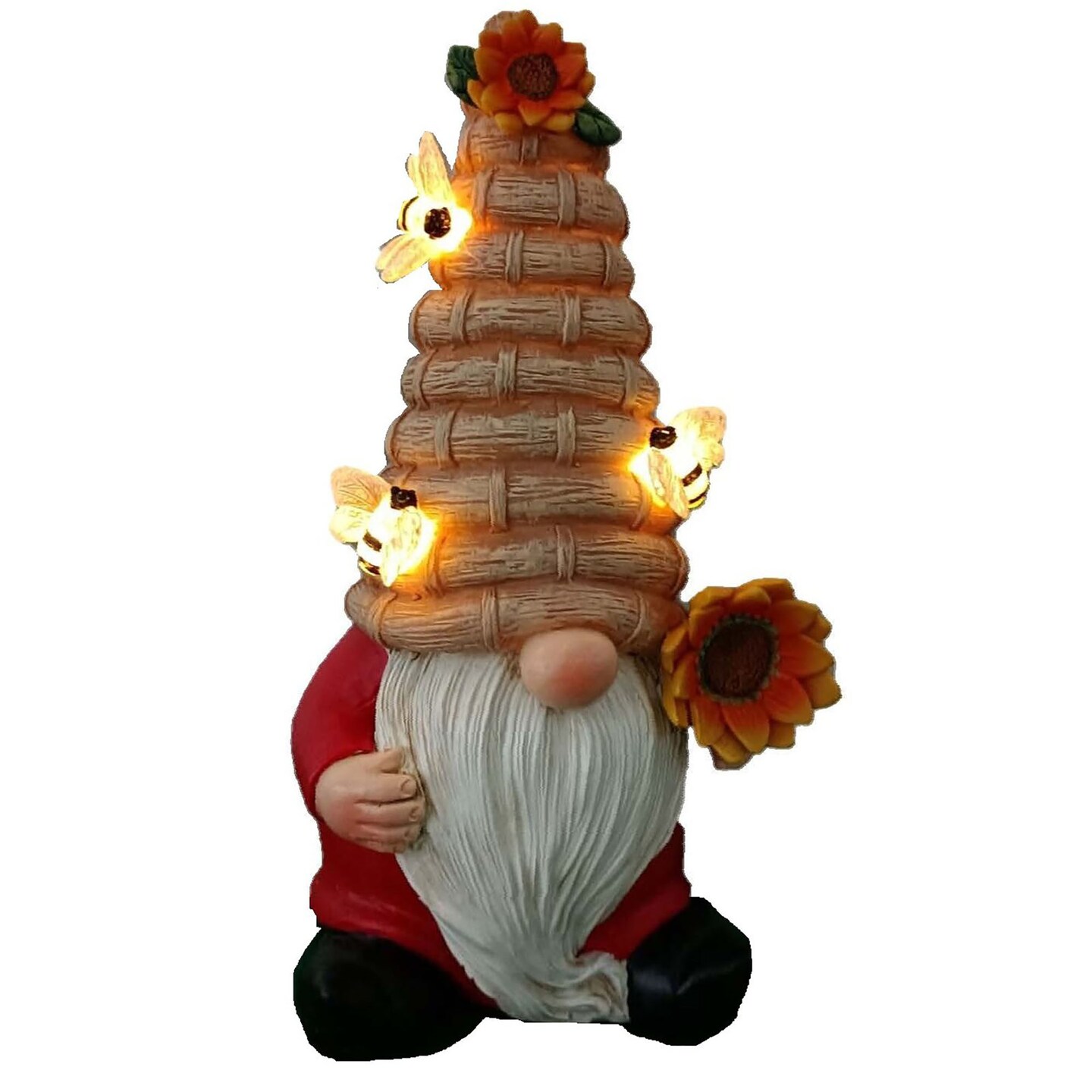 Indoor/Outdoor Bee Gnome Statue