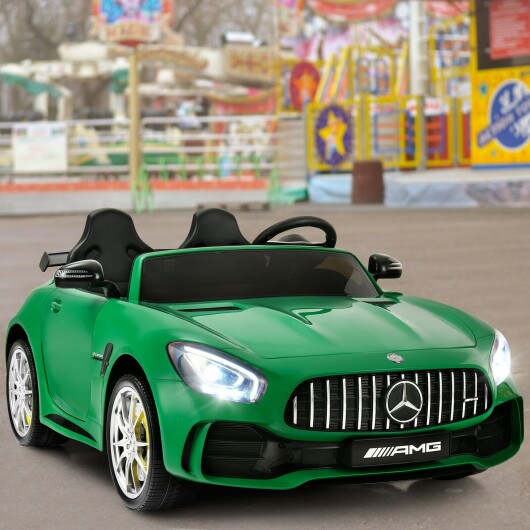 12V Kids Ride On Car Mercedes Benz AMG GTR with Remote and LED Lights