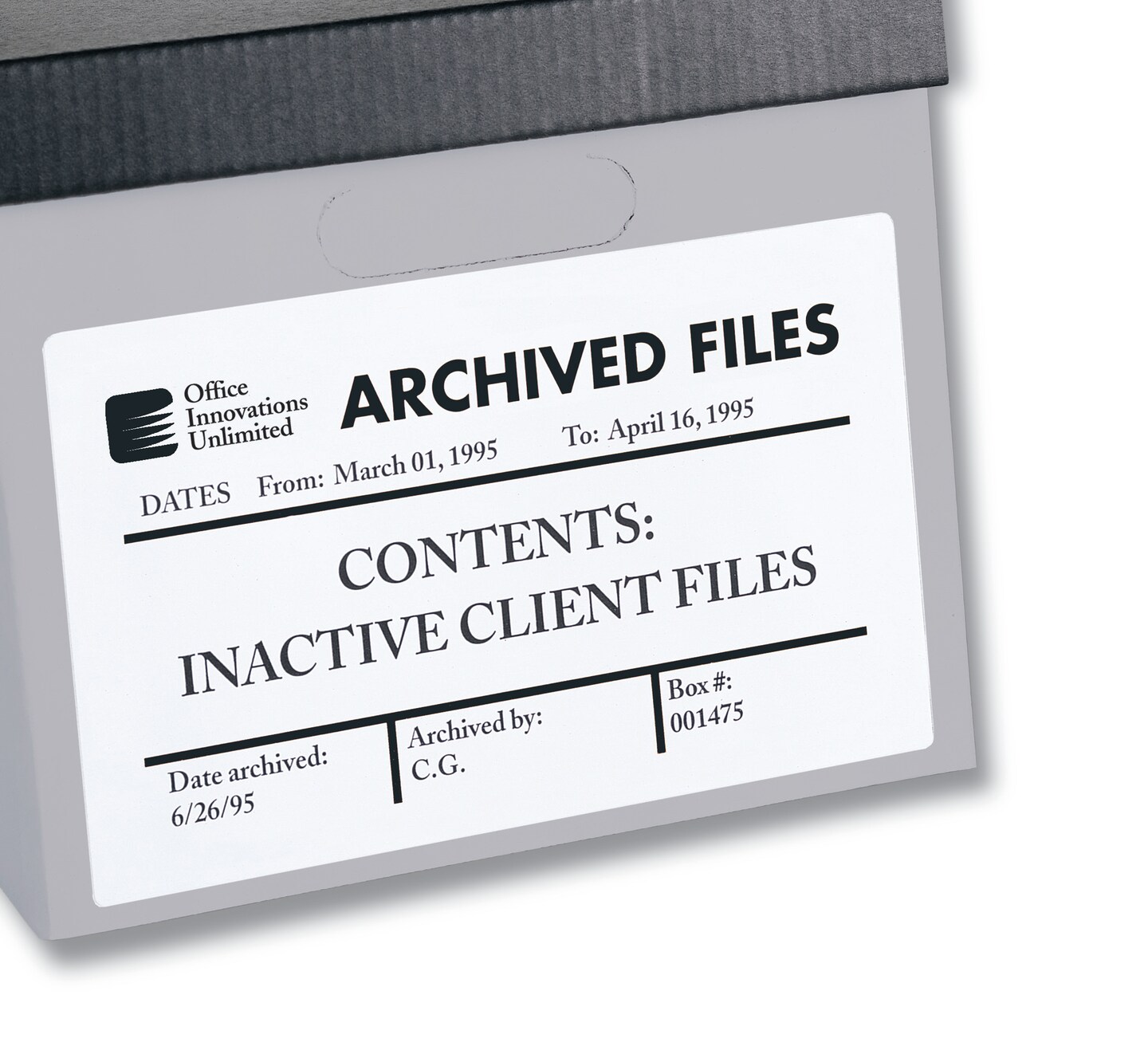 Avery Permanent Durable ID Labels, TrueBlock, 5&#x22; x 8-1/8&#x22;, Matte White, 100 Labels (6579)