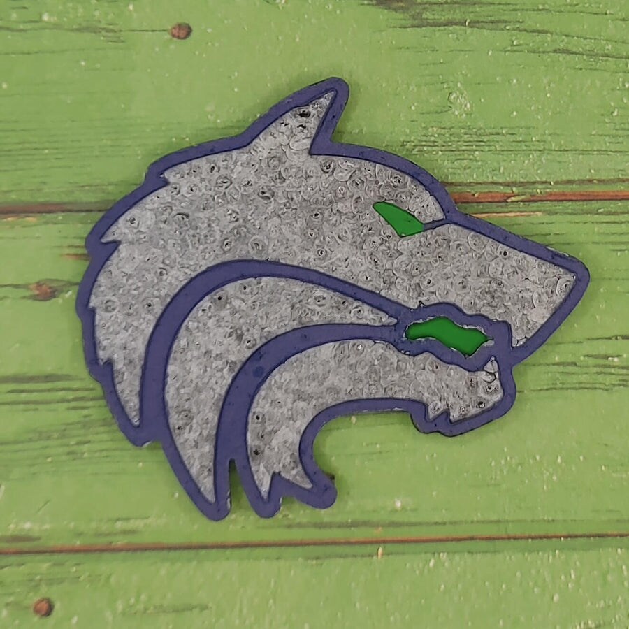 Wolf Wolves Timberwolf Timberwolves School Mascot Silicone Freshie Mold