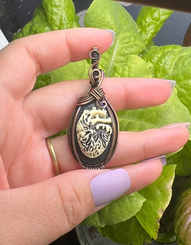 Anatomical Heart Pendant Necklace MakerPlace by Michaels