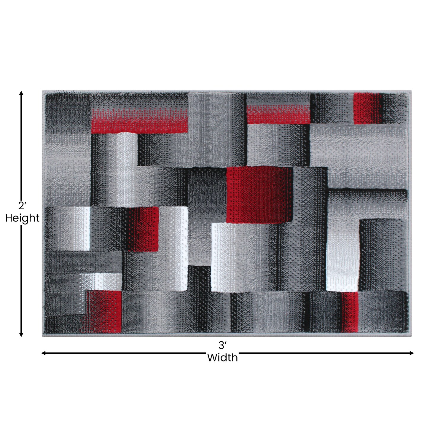 Masada Rugs Trendz Collection Modern Contemporary Area Rug -Design Trz861