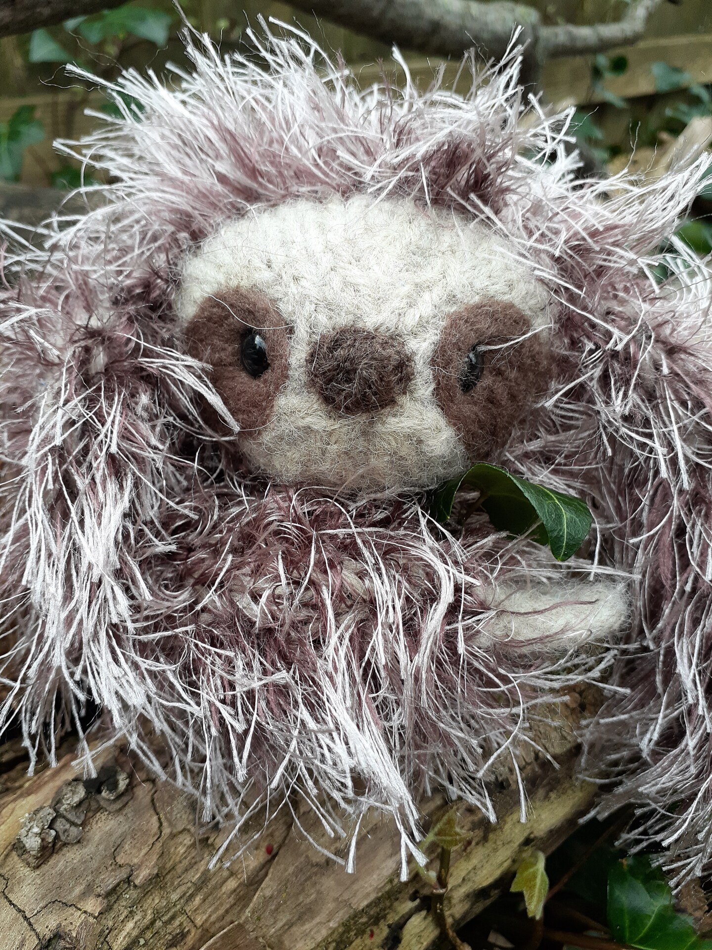 Sloth stuffed animal felted wool plush sloth toy MakerPlace by Michaels