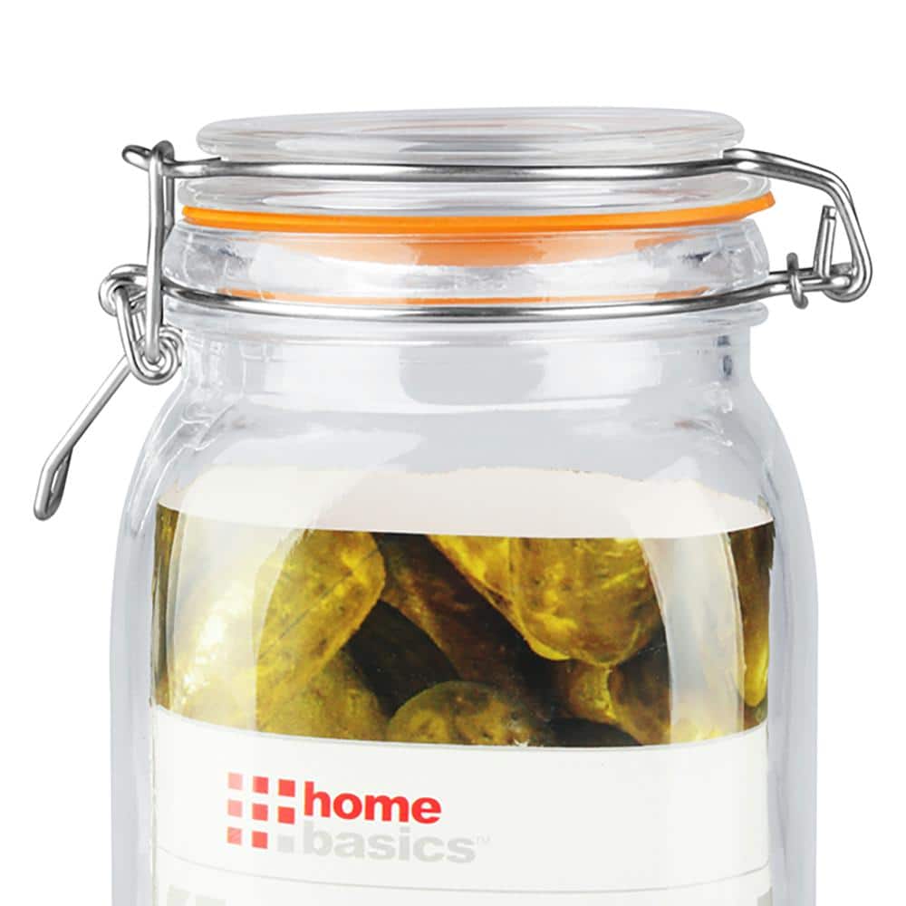 Glass Bottle Sealed Jar For Kitchen Food Pickle Fruit Canned Transparent  Big Mouth Jam Bottle Storage Jar Household
