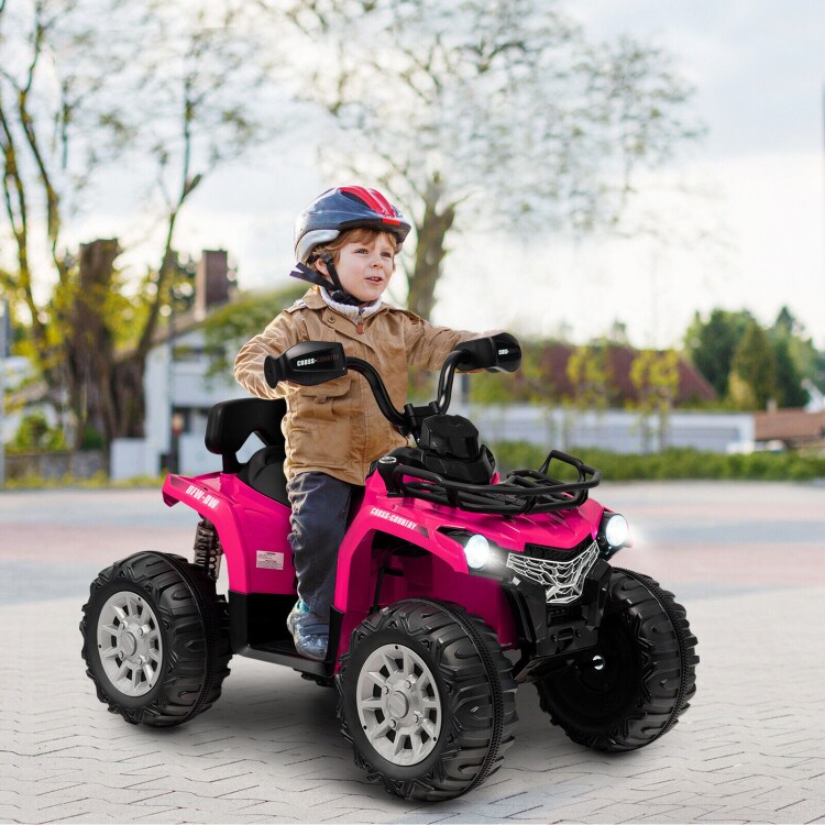 Kids Ride On Car Toy 4 Wheeler with MP3 and Headlights Ideal Gift for Birthdays or Christmas