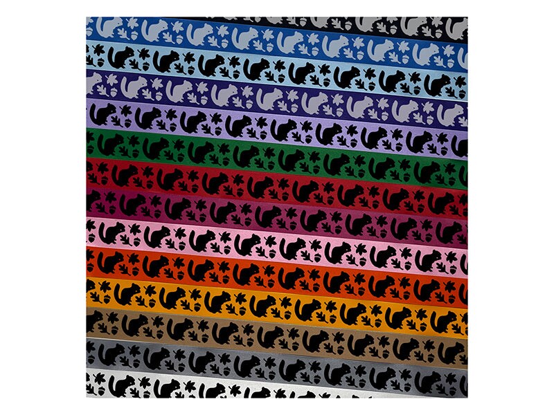 Squirrel Chipmunk Eating Solid Satin Ribbon for Bows Gift Wrapping DIY Craft Projects - 1&#x22; - 3 Yards