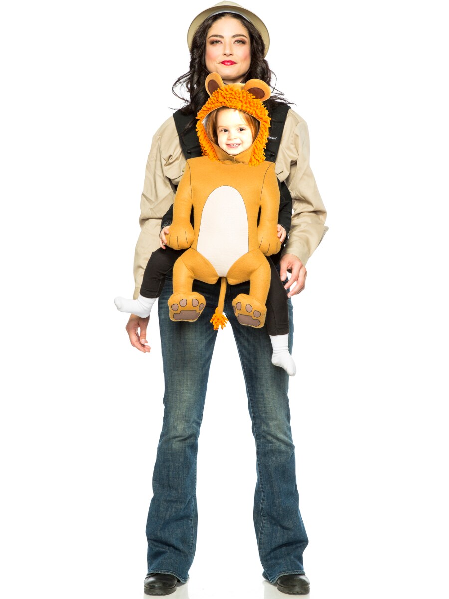 Adult's Baby And Me Safari Lion Carrier Costume Accessory Kit