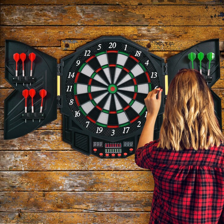 Professional Electronic Dartboard Set with LCD Display