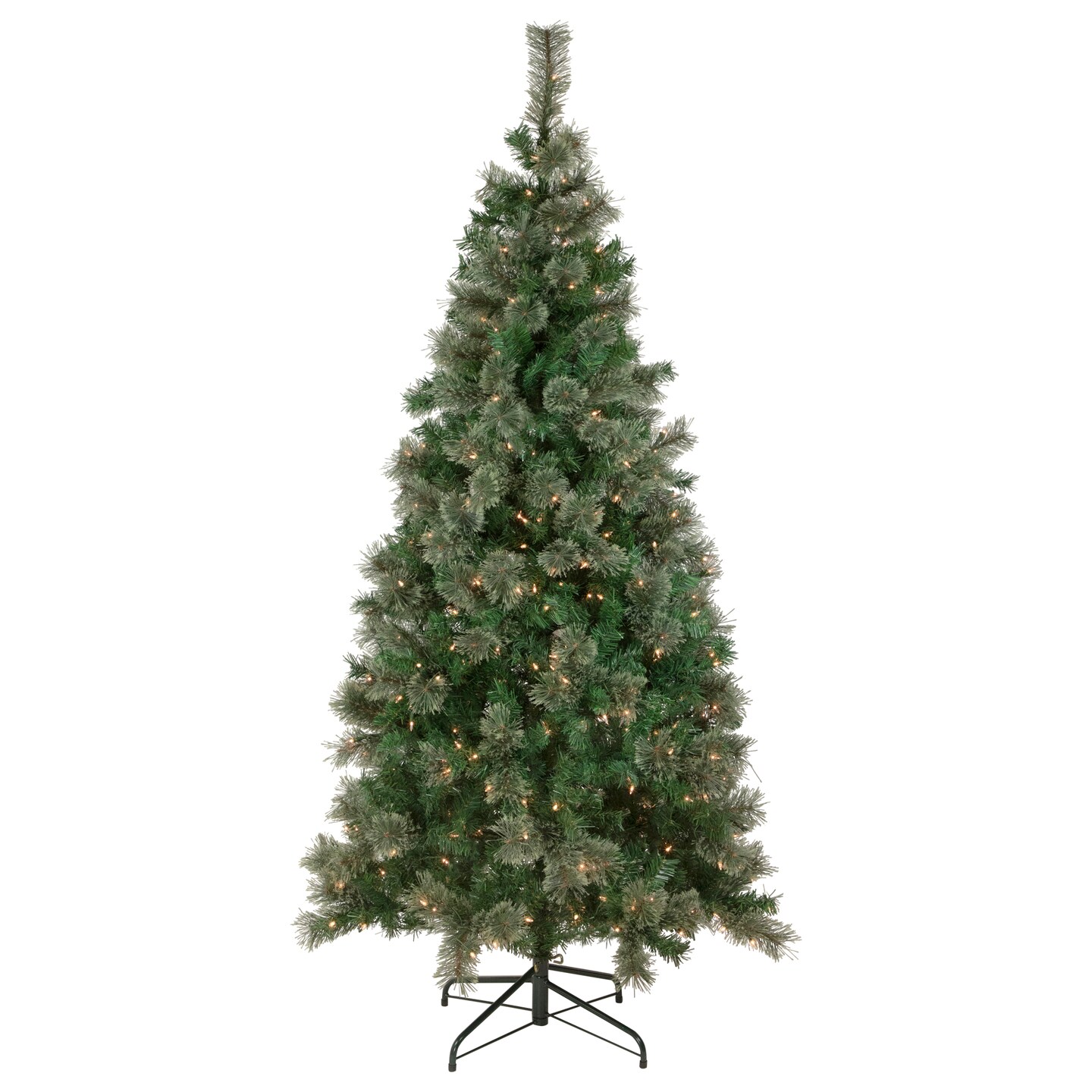 Northlight Pre-Lit Oregon Cashmere Pine Artificial Christmas Tree - 6.5&#x27; - Clear Lights
