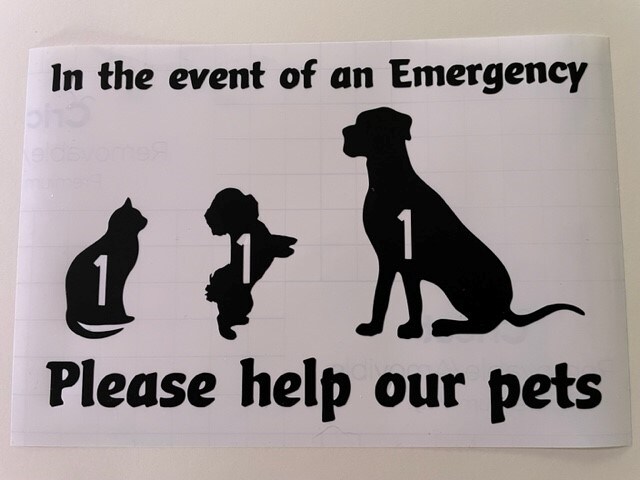 Emergency Window Decal MakerPlace by Michaels