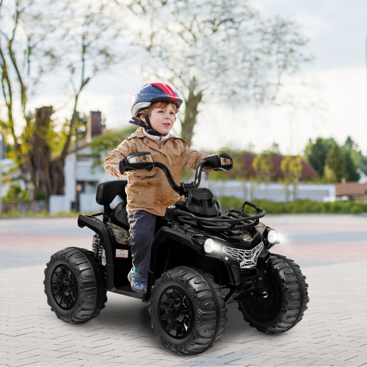 Kids Ride On Car Toy 4 Wheeler with MP3 and Headlights Ideal Gift for Birthdays or Christmas