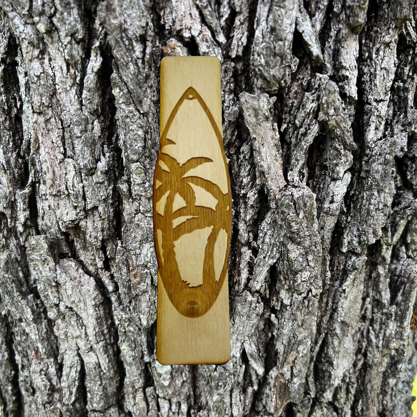 Bookmark - Palm Tree Surfboard - Bookmark