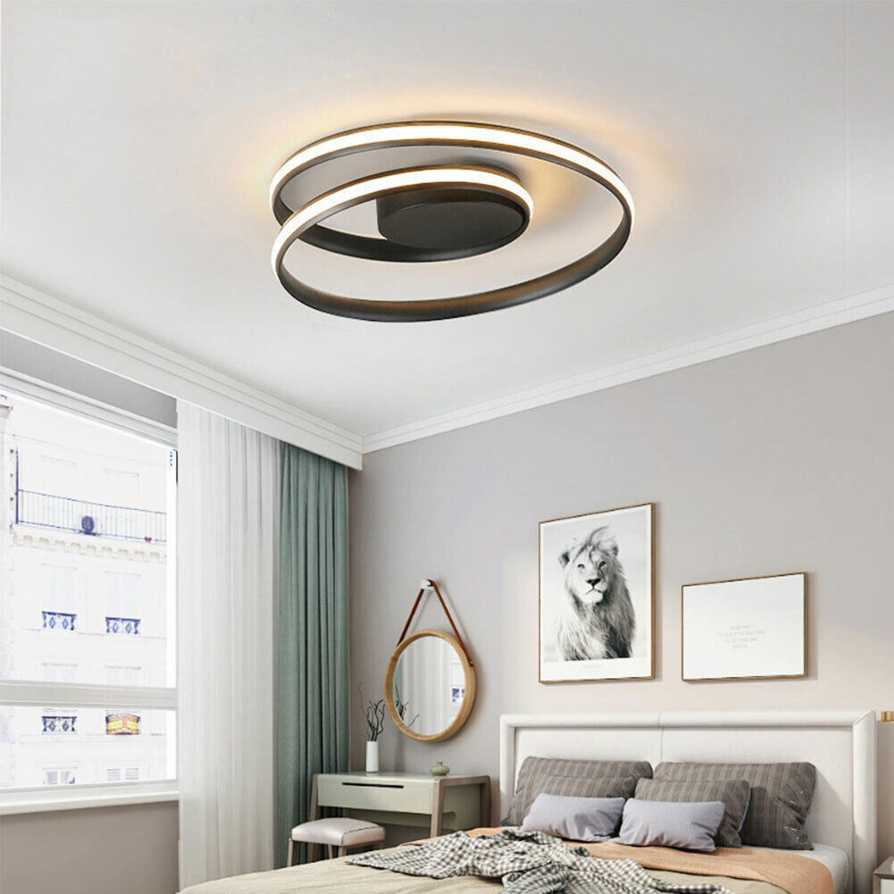 Kitcheniva Modern Acrylic Round Pendant Lamp Fixture With Remote