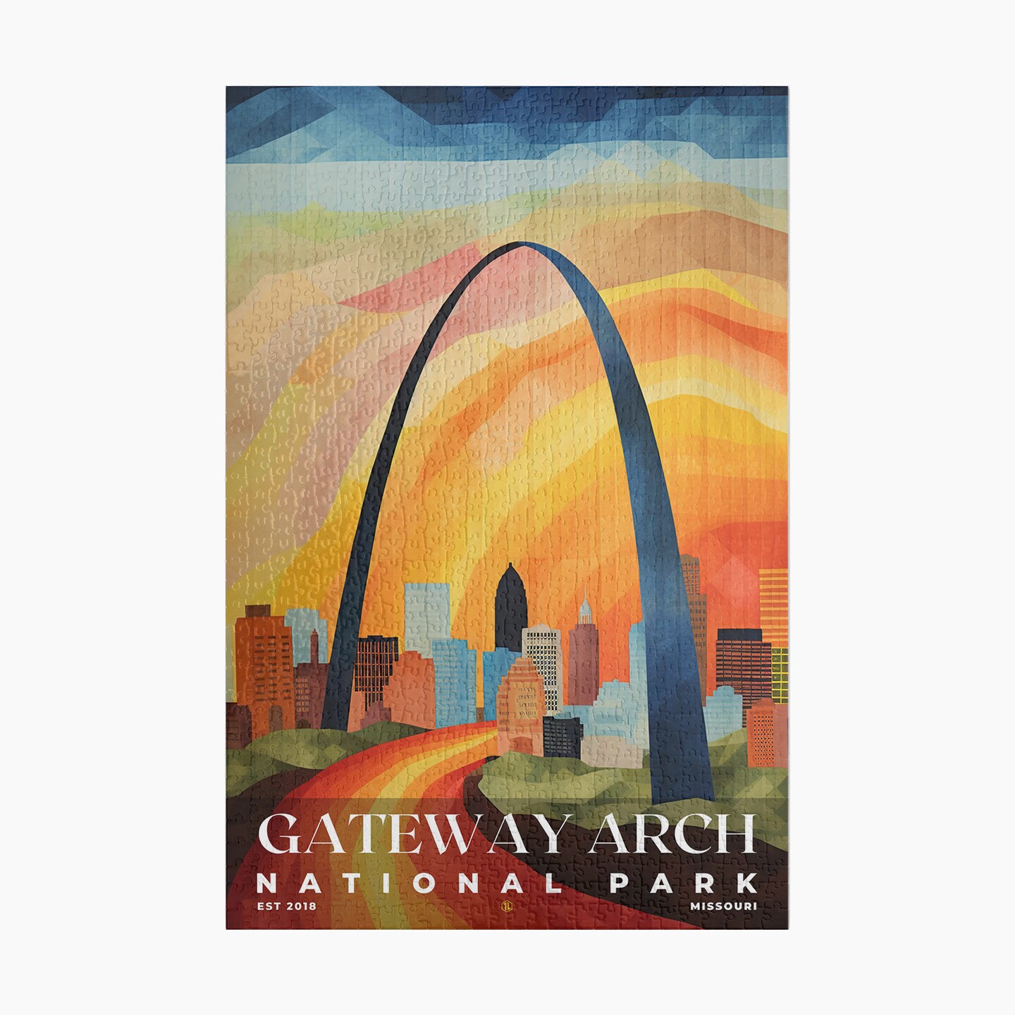 Gateway Arch National Park Jigsaw Puzzle, Family Game, Holiday Gift ...