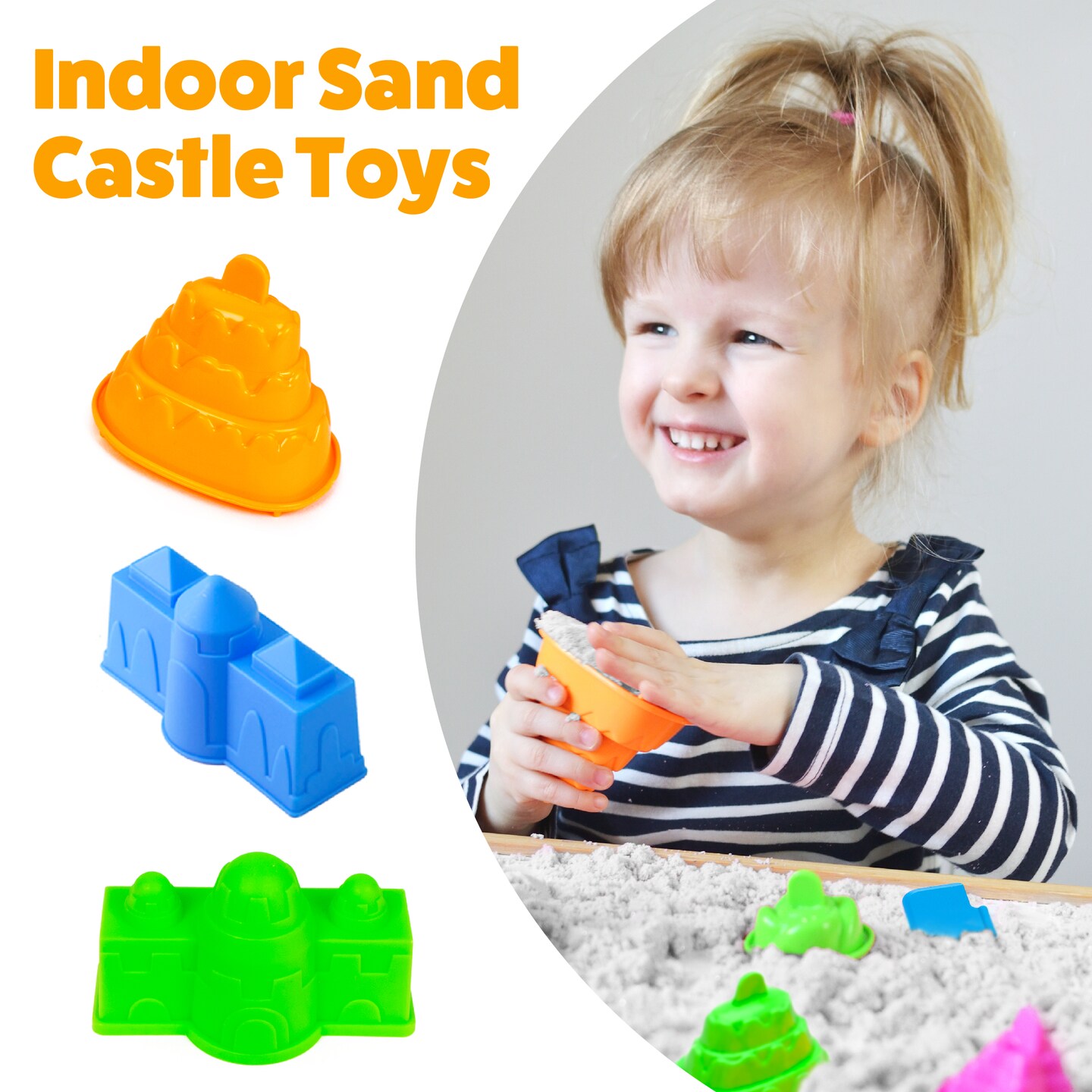 USA Toyz Sand Molds Beach Toys for Kids - 23pk