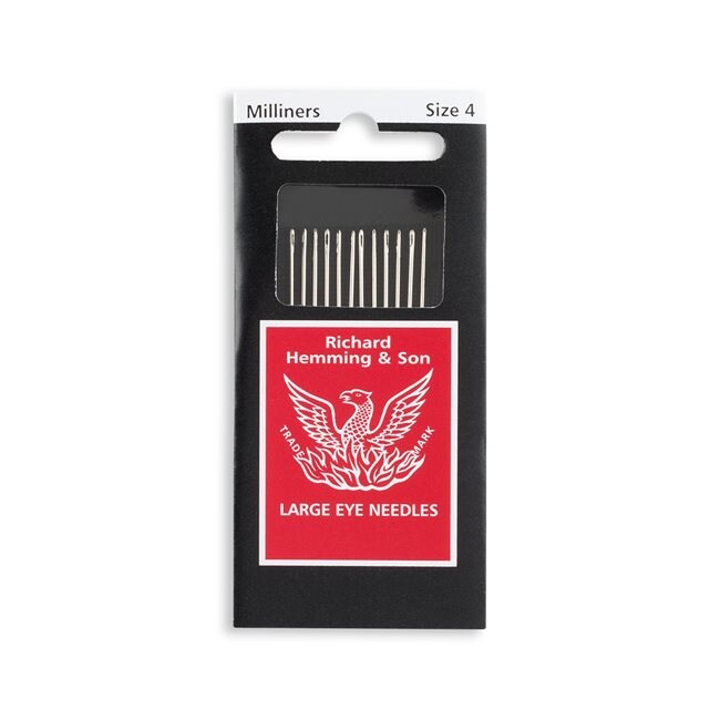 Hand Sewing Needles - Milliners --- Size 4 --- by Richard Hemming & Son®