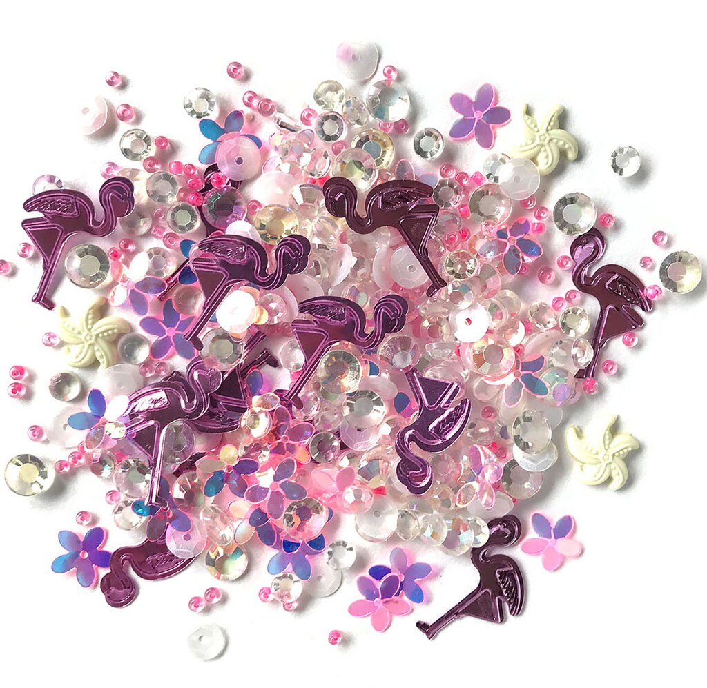 Bottoni GALORE SPARKLETZ – 10g Di Cuori Rossi Luminosi Per Arti Creative E Decorazioni