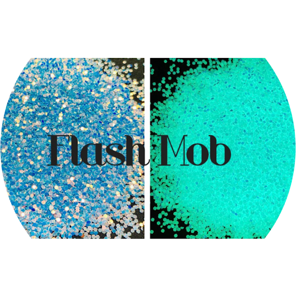 Polyester Glitter - Flash Mob - Glow in the Dark by Glitter Heart Co.&#x2122;
