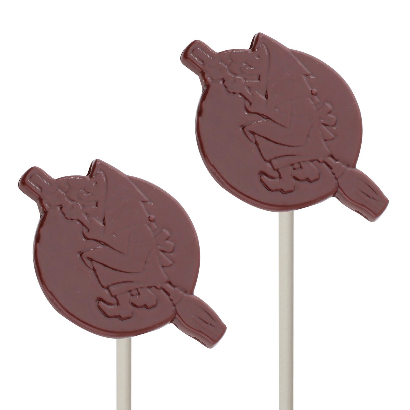 Chocolate Mold Witch On Broom Lolly