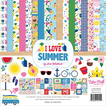 Made with Love 12x12 Cardstock Scrapbooking Stickers