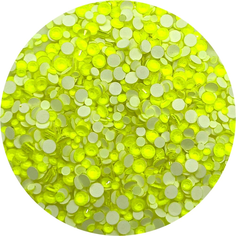 Glass Rhinestones - 90's Yellow - Lauren Quigley's Rock Candy by Glitter Heart Co.™