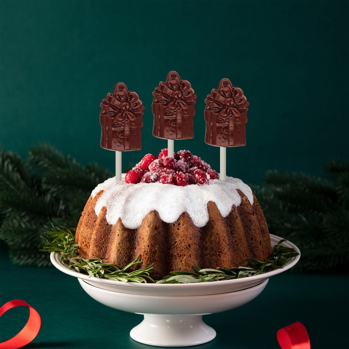 Chocolate Mold Christmas Present Lolly