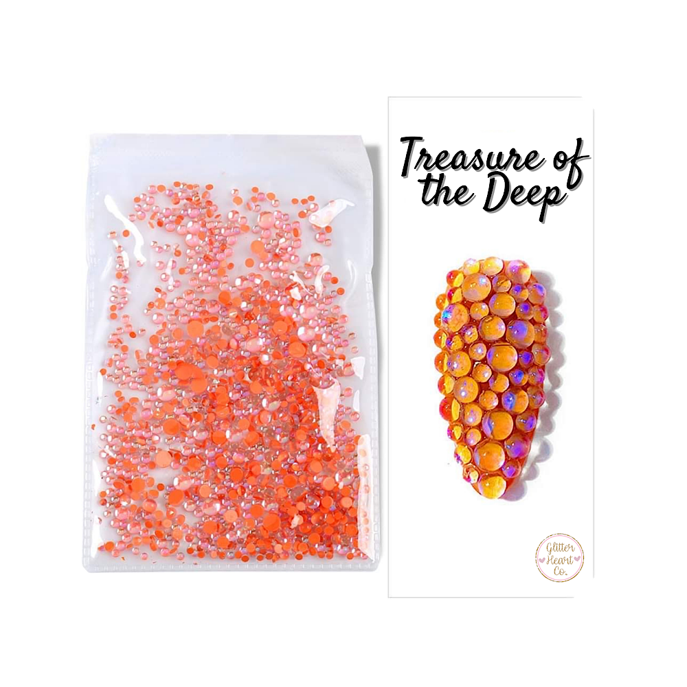 Glass Mermaid Tear Rhinestones - Treasure of the Deep by Glitter Heart Co.&#x2122;