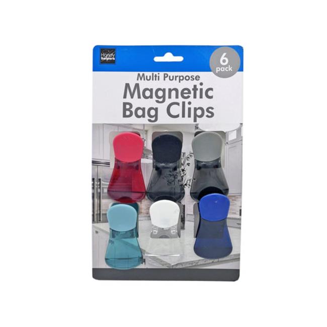6pc Multi-Purpose Bag Clips Set, Mini 1.5" Chip Clips & 4"  Snack Sealing Clips | eBay