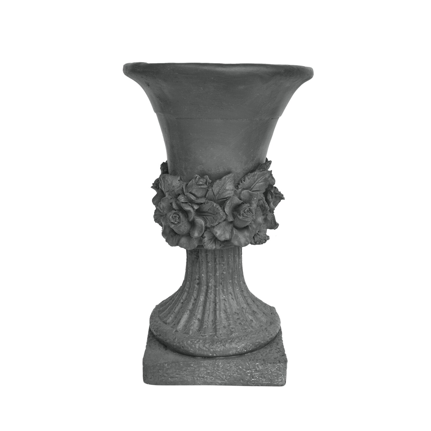 GDFStudio Michaelia Chalice Garden Urn Planter Roman Botanical Lightweight Concrete