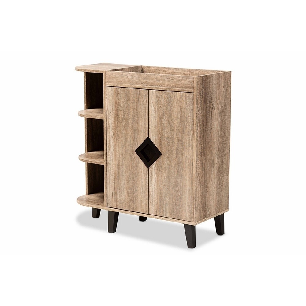 Modern Wood Storage Cabinet / 2-Door