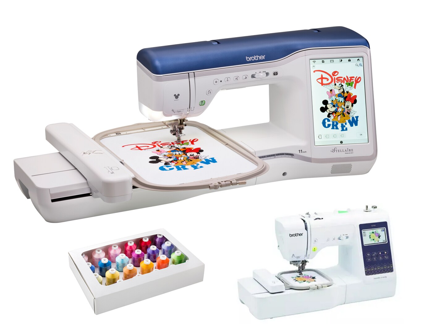 Brother SE700 Embroidery & Sewing Machine w/ Embroidery Bundle 