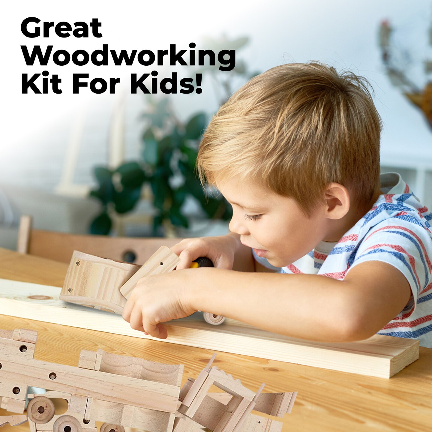 Woodworking with Kids  Woodworking projects for kids, Woodworking kit for  kids, Woodworking kits
