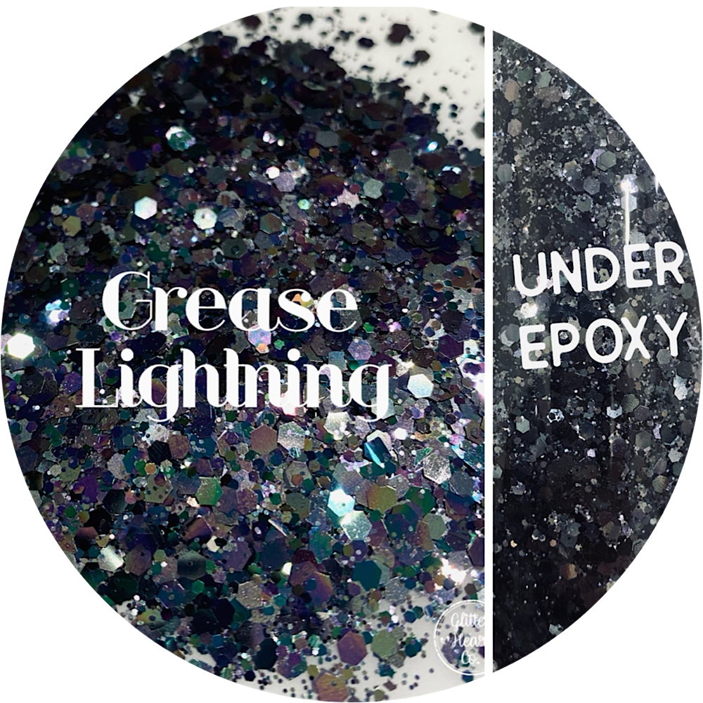 Polyester Glitter -Grease Lightning by Glitter Heart Co.&#x2122;