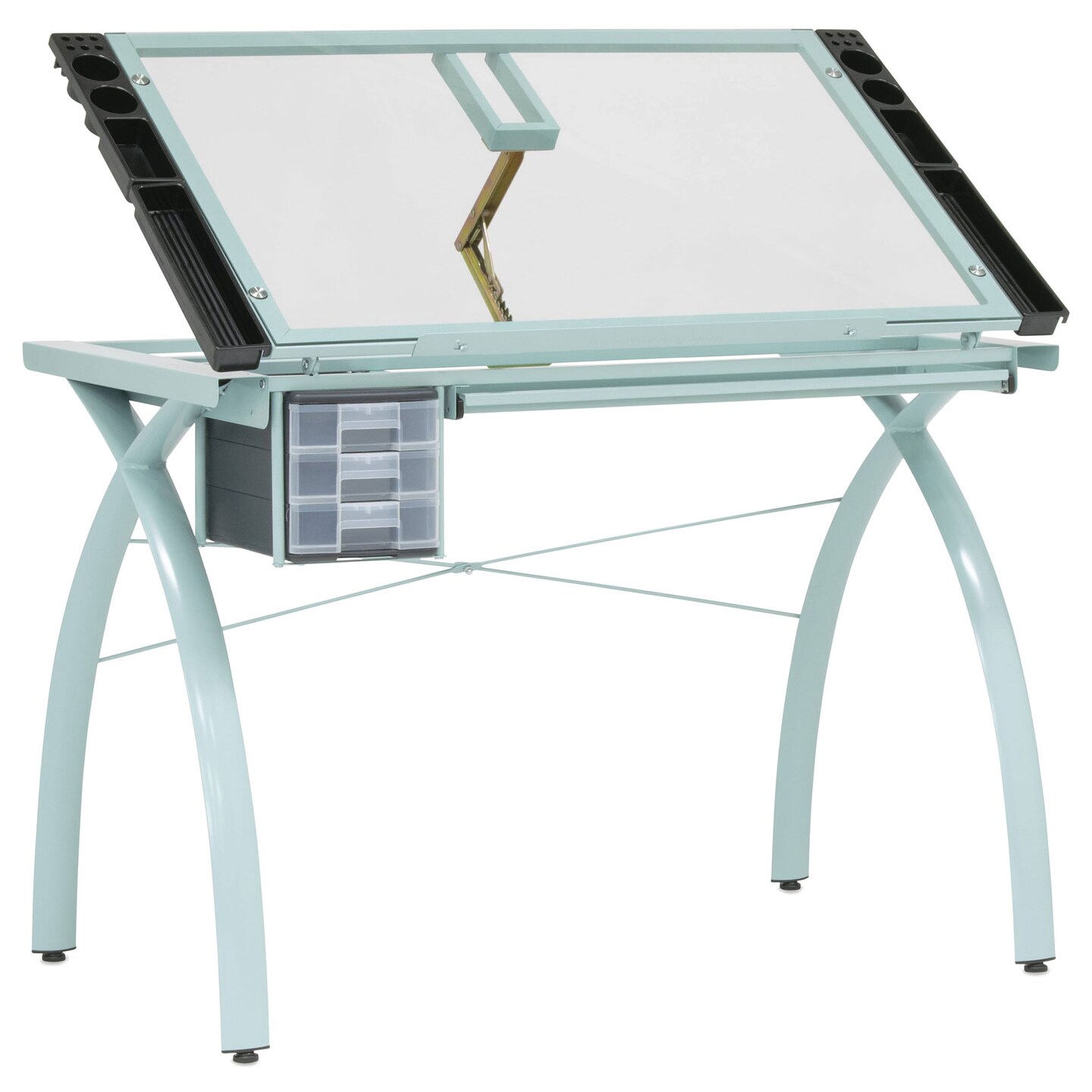 Studio Designs Futura Craft Station - Sage Frame/Clear Glass