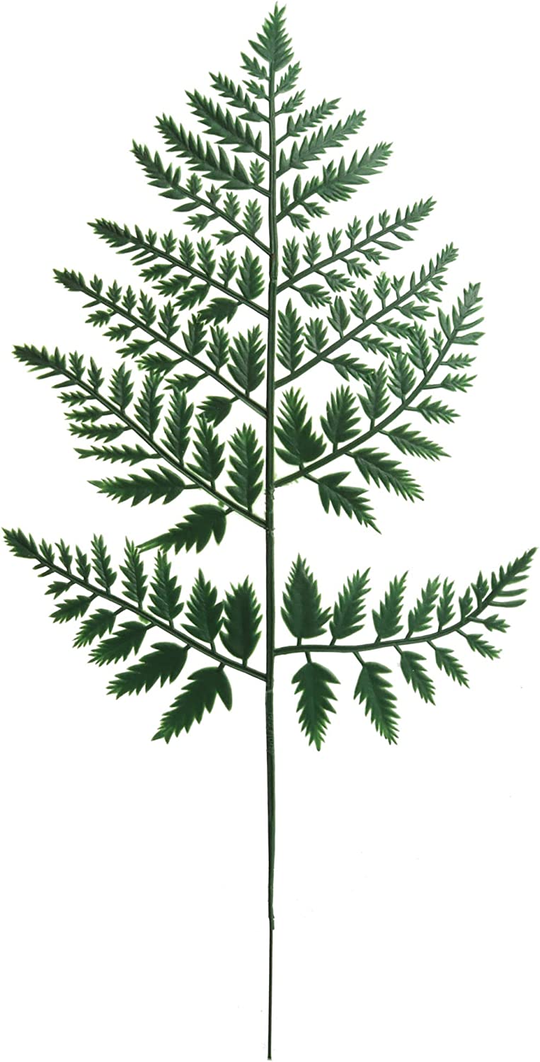 Vibrant Green Leatherleaf Spray Picks | 12-Inch | Modern Accents | Lifelike Faux Greenery Picks | Floral Arrangements, Weddings, & Special Occasions | Home & Office Decor (Set of 288), Floral Home by Artificial Flowers