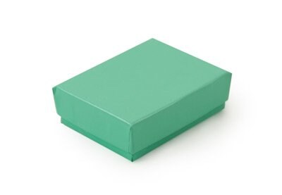 Teal Paper Jewelry Box #11 (Package of 100)