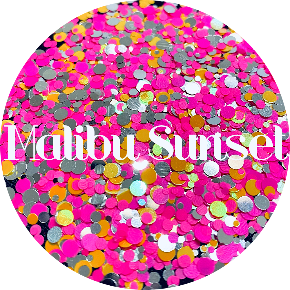 Polyester Glitter - Malibu Sunset by Glitter Heart Co.&#x2122;