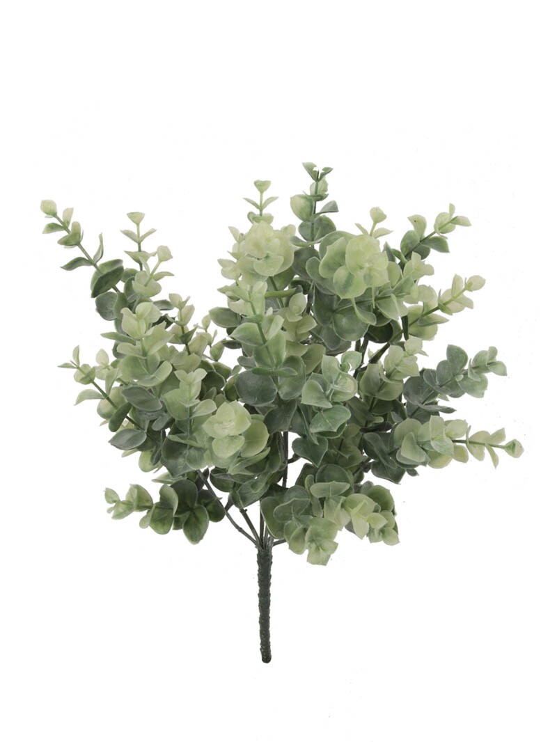 16&#x22; Realistic Eucalyptus Bush, 24-Pack - 7 Sprays per Stem, Lifelike Greenery, Indoor/Outdoor Use, Perfect for Home, Office &#x26; Events - Year-Round D&#xE9;cor, Floral Home by Artificial Flowers