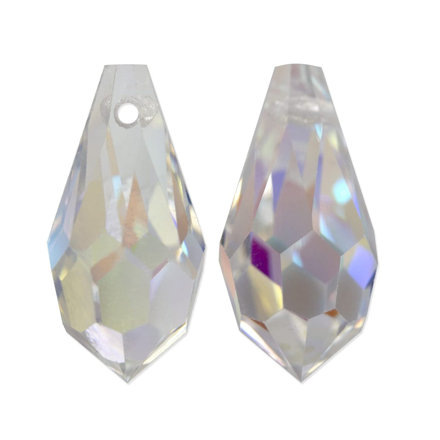 Preciosa Crystal 984 Drop Pendant 18x9mm Crystal AB (Package of 5)