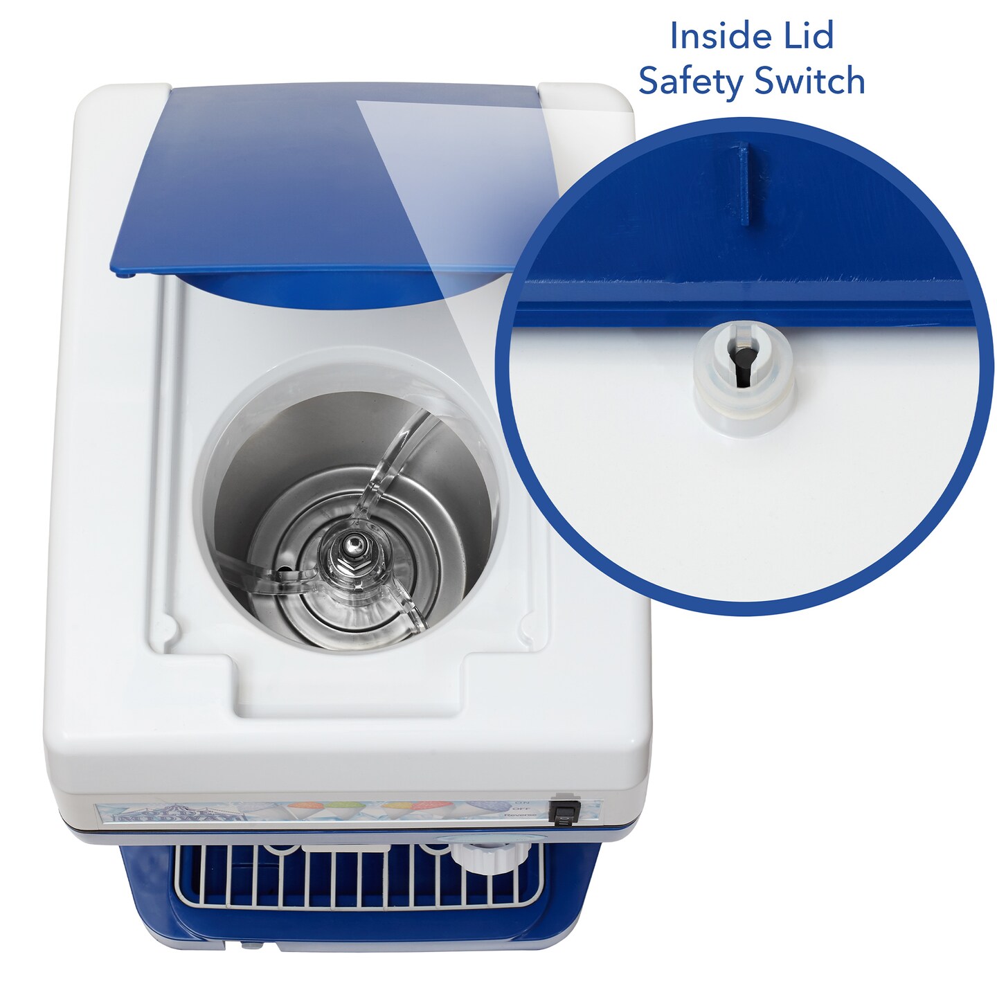 Olde Midway Snow Cone Machine, Electric Shaved Ice Slushie Dessert Maker for Home and Commercial Use