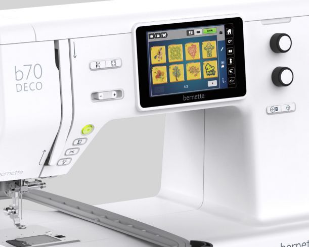 Bernette b70 DECO Embroidery Machine 10x6 With V9 Creator Software