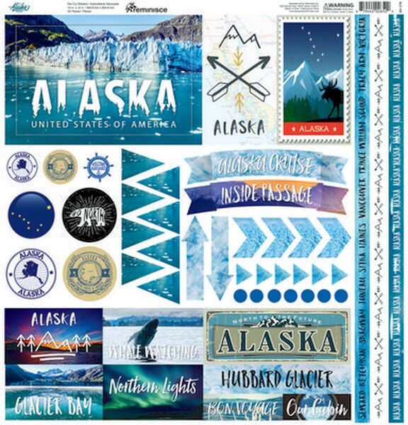 Reminisce Alaskan Cruise Elements Stickers