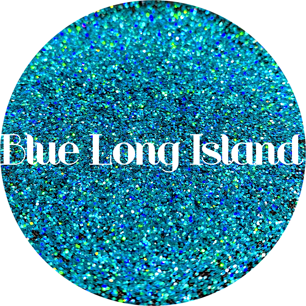 Polyester Glitter - Blue Long Island by Glitter Heart Co.&#x2122;