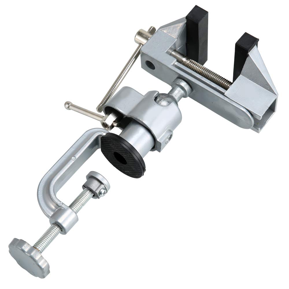 Bench Vise, 360° Rotate Universal Table Vise for Woodworking, Craft, Metal Work