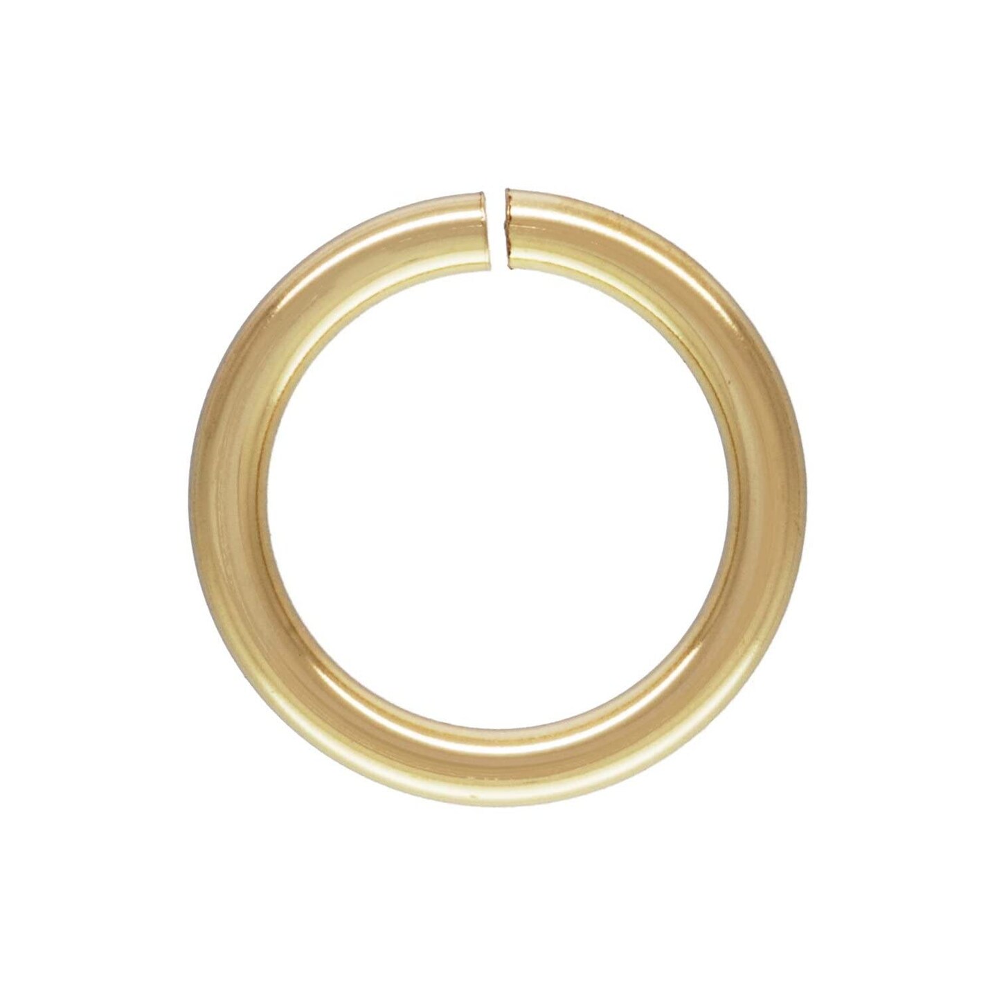 5.8mm 14 Karat Solid Yellow Gold Open Jump Ring