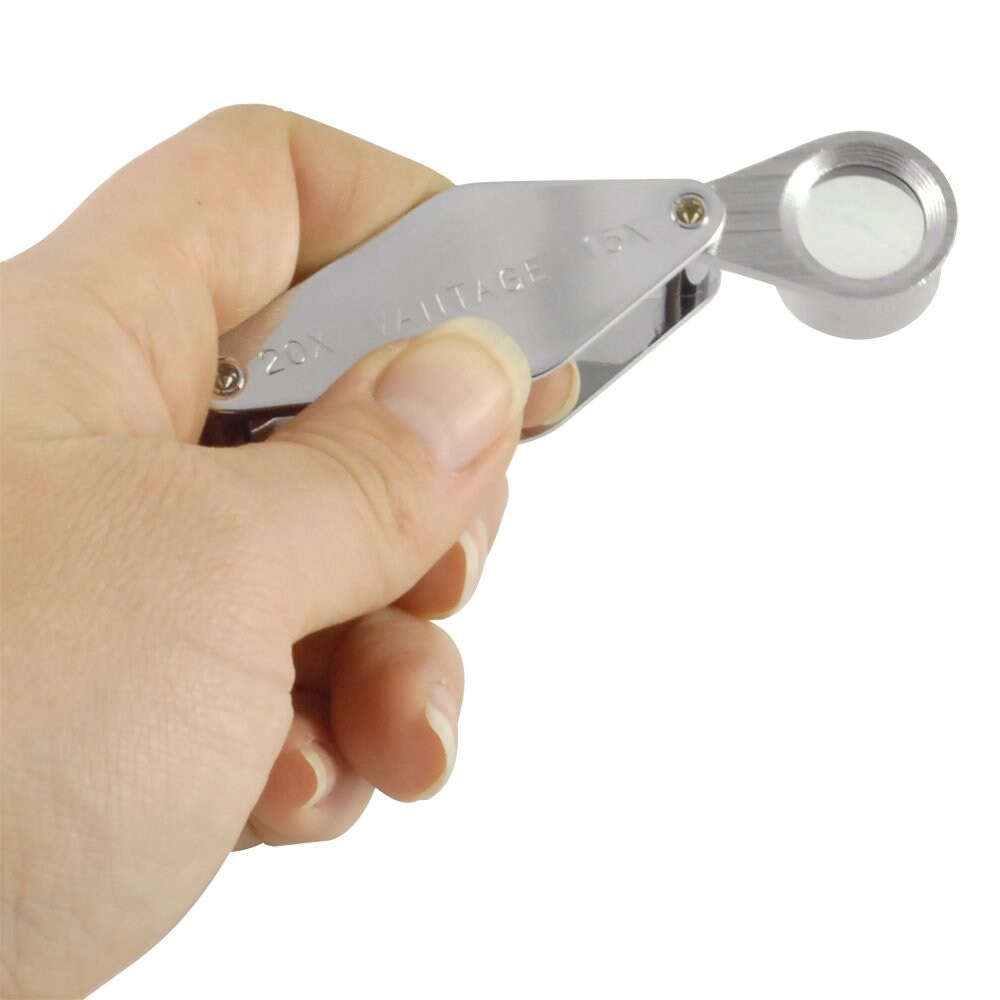Eye Loupe with Two Jewelry Magnifying Loops 15X &#x26; 20X