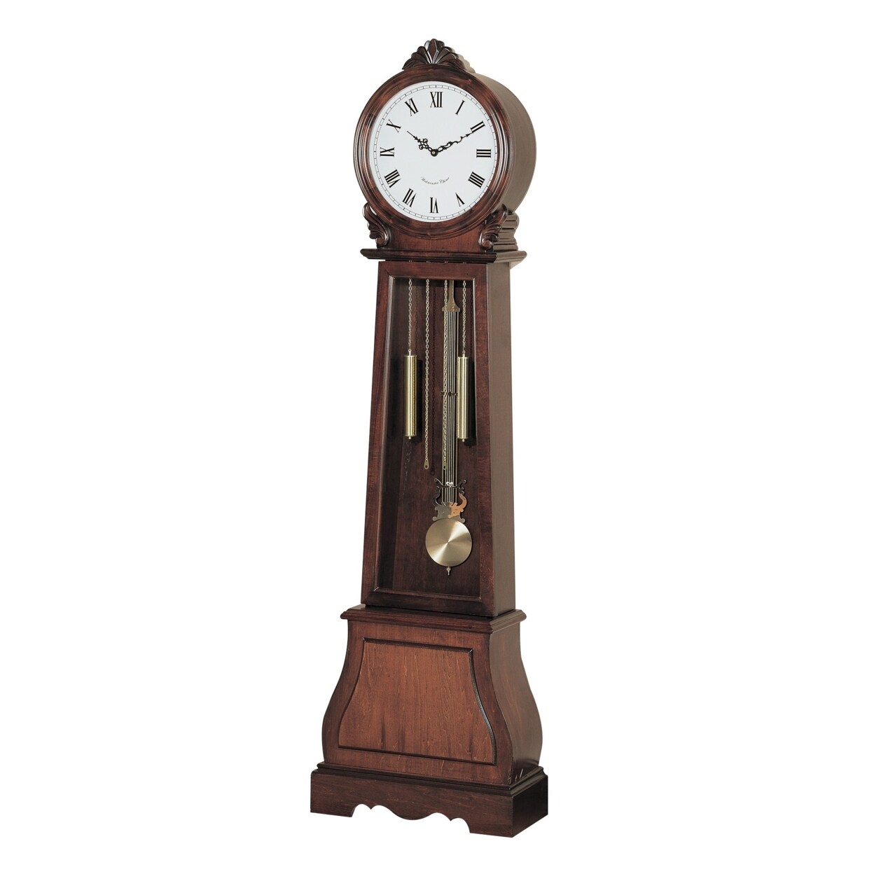 Coaster Brown Traditional Grandfather Clock with Chime- Saltoro Sherpi