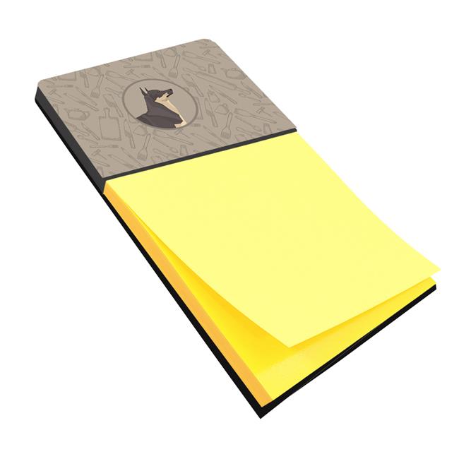 Carolines Treasures CK2213SN Swedish Vallhund In the Kitchen Sticky Note Holder