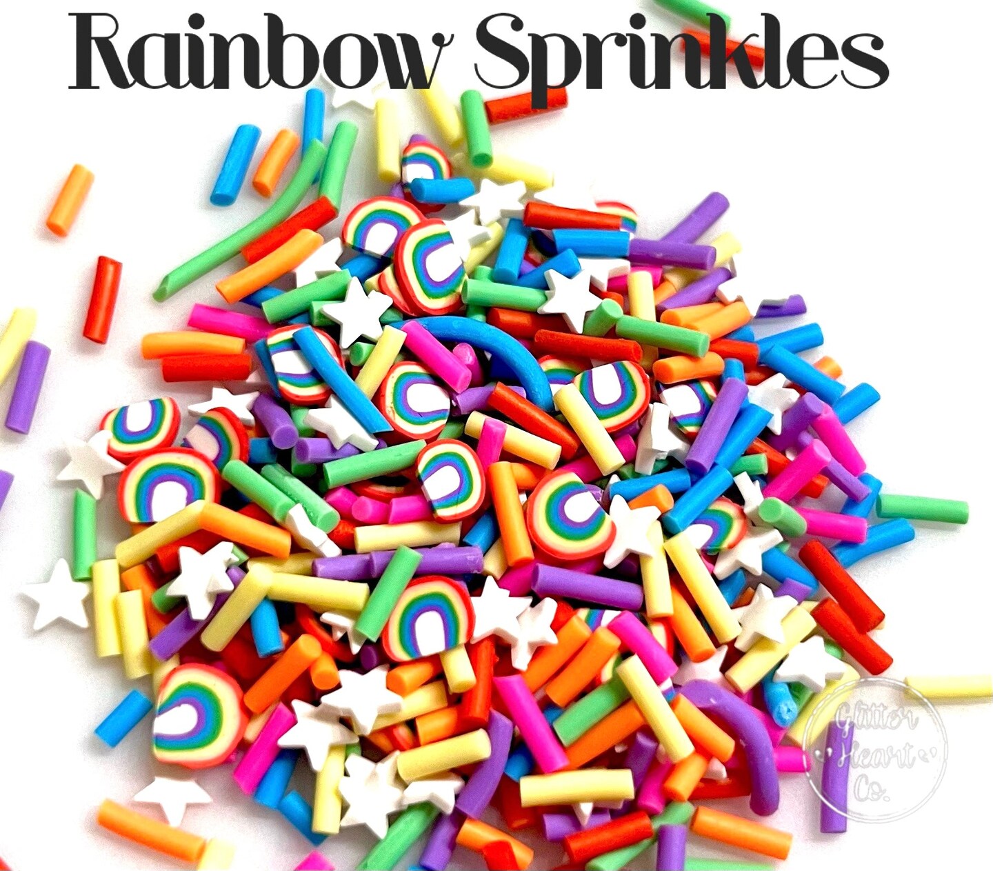 Rainbow Birthday Faux Sprinkles