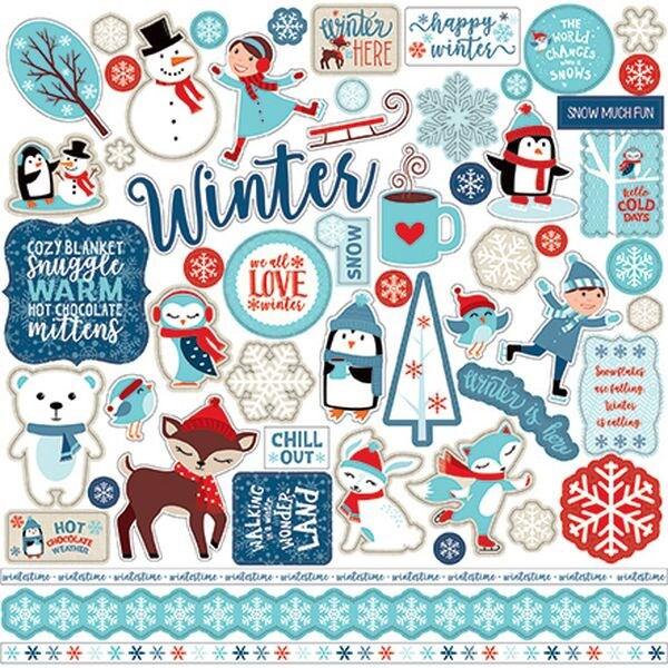 Echo Park Celebrate Winter Stickers